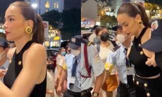 Lọt ống kính “team qua đường”, Hồ Ngọc Hà bảo toàn nhan sắc thành công