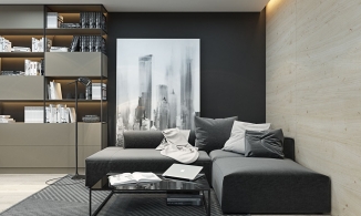 Căn hộ 40m² với các gam màu đơn sắc nhưng toát lên thần thái 'sang chảnh'