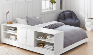 5 mẫu giường ngủ tích hợp không gian lưu trữ bất ngờ và tiện ích