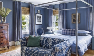 Thư giãn và tinh tế với 9 phòng ngủ gam màu xanh dương 