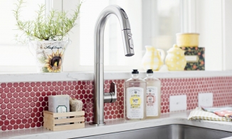 Penny round: Những viên gạch tròn tạo nên sức hút lớn trong trang trí nhà