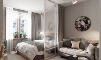 Căn hộ 40m² của cô nàng độc thân với bảng màu trung tính hài hòa, ấm áp