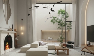 Ngôi nhà trắng tinh khôi thỏa mãn những kẻ mộng mơ nhưng ưa thực tế