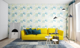 Màu vàng, gam màu điểm nhấn hoàn hảo để phòng khách tươi vui và nổi bật