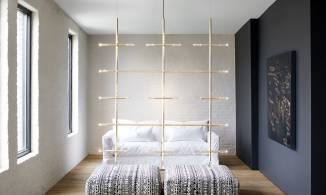 Jax, hệ thống đèn chiếu sáng kiêm vách ngăn độc đáo cho phòng ngủ