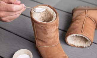 Vệ sinh giày boot chất liệu da lộn lót lông 'chuẩn không cần chỉnh'
