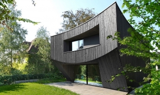 Casa Curved, ngôi nhà gỗ tại Thụy Sỹ cực sáng tạo với đường cong ấn tượng