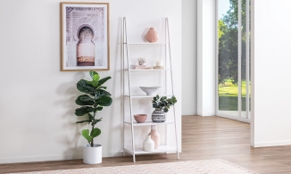 Kệ hình thang, ý tưởng lưu trữ cho không gian nhỏ trở nên gọn gàng, xinh xắn