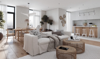 Nét rung cảm đầy thanh lịch và nền nã trong căn hộ 100m² của cặp vợ chồng son