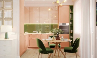 Căn hộ 39m² tone hồng và xanh tuy nhiều ngọt ngào nhưng cũng dư cá tính