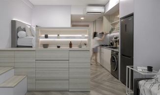 Căn hộ 27m² cực hiện đại và chẳng thiếu thứ gì cực hợp cho người độc thân