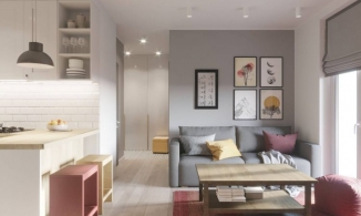 Căn hộ 42m² màu trung tính, mỗi phòng một vẻ nhưng phòng nào cũng chất lừ