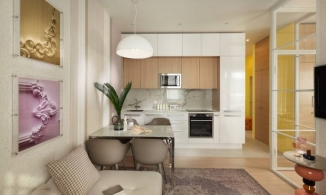 Căn hộ 34m² nhưng ấm áp, nhẹ nhàng và ngập tràn màu nắng