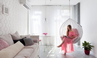 Căn hộ 43m² của cô gái trẻ với gam màu dịu dàng, tinh tế, ai thấy cũng mê