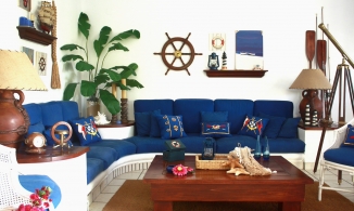 10 phòng khách ấn tượng dành cho những người muốn 'mang bãi biển vào nhà'