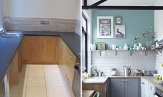 Cải tạo bếp sơ sài như của nhà thuê thành phòng bếp tiện nghi của gia đình