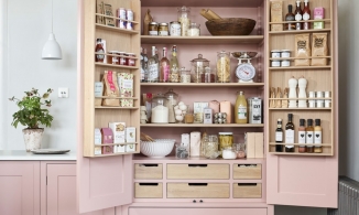 Bộ sưu tập 9 mẫu tủ/phòng lưu trữ thực phẩm đẹp ngất ngây cho phòng bếp