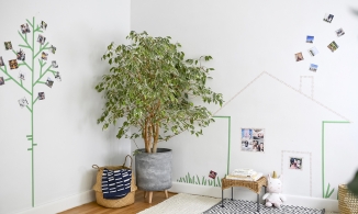 Trang trí nhà bằng băng dính Washi, ý tưởng trang trí sáng tạo mà rẻ tiền