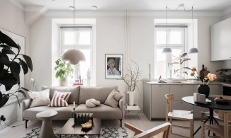 Sự trang nhã và ấm cúng khiến nhiều người ước ao của căn hộ vỏn vẹn 28m²