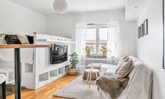 Chỉ 21,5m² nhưng căn hộ vẫn xinh ngất ngây nhờ phong cách Scandinavian thanh lịch