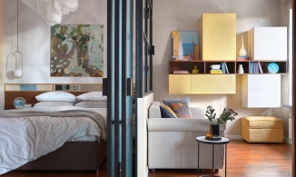 Căn hộ 35m² đậm chất hè với 'biển xanh, cát trắng, nắng vàng' xinh đẹp