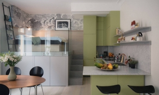 “Hô biến” không gian văn phòng diện tích 44m² thành căn hộ tiện nghi với các giải pháp sáng tạo