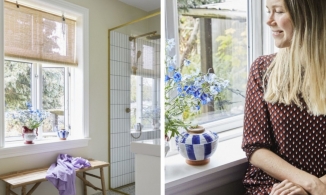 Phòng tắm bắt đầu bằng tình yêu với gạch terrazzo, kết thúc với những phụ kiện cực kỳ tinh tế