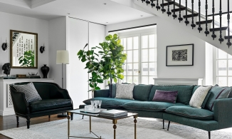 Căn hộ thông tầng 203m² mang phong cách cổ điển nhưng tràn đầy sức sống