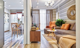 Căn hộ 35m² của cặp vợ chồng son có thiết kế tươi sáng, loại bỏ phòng ngủ bằng cách đầu tư sofa bed 