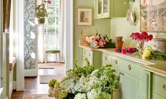 Những sắc xanh lá cây mát mẻ cho không gian sống luôn tươi mới