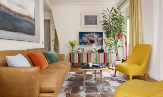 Căn hộ 40m² nhưng có đến 2 phòng ngủ tiện nghi của gia đình KTS người Pháp