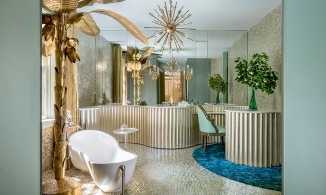 Đèn chùm trong phòng tắm: Vẻ đẹp của sự xa hoa, lộng lẫy và đắt giá