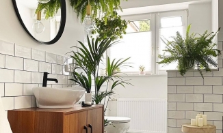 Ngắm 10 phòng tắm đẹp 'mướt mắt' nhờ sử dụng cây xanh để trang trí