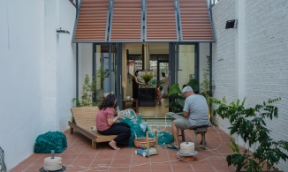 Ngôi nhà 3 tầng hiện đại dành sân nhà để duy trì nghề chài lưới ở Nha Trang