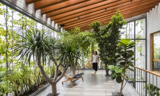 Stepping Park House: Ngôi nhà xanh mướt giữa Sài Gòn tấp nập