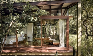 Tetra Pod: Ngôi nhà nghỉ dưỡng làm từ vật liệu tái chế nhưng rất tiện nghi