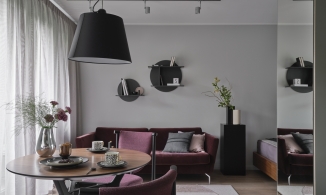 Cải tạo căn hộ diện tích 34m² ấm cúng và có gu với phong cách retro