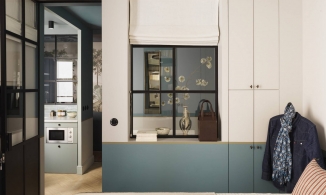 Căn hộ 25m² thiếu sáng lung linh và rộng rãi nhờ hệ cửa sổ thông minh