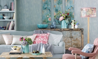 9 phòng khách đẹp dịu dàng nhờ sử dụng gam màu xanh lam trang trí nội thất