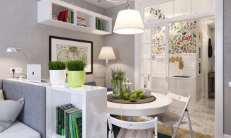 Căn hộ 25m² xinh xắn, phân vùng thông minh của nàng độc thân