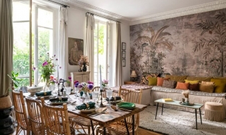 Căn hộ 44m² quyến rũ với hoa văn và phụ kiện mang mang đặc trưng kiểu Pháp