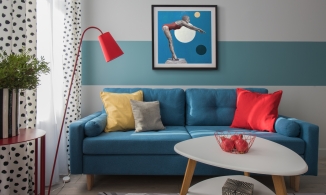 Căn hộ 46m² rựcc rỡ, nổi bật nhờ thiết kế theo phong cách Color Block 