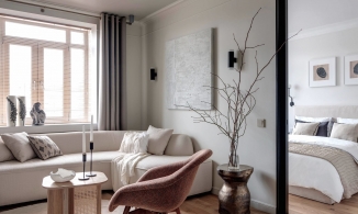 Cải tạo căn hộ 49m² hơn 60 năm tuổi trở thành 'ốc đảo' yên tĩnh, hài hòa