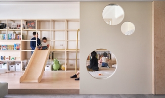 Căn hộ thiết kế linh hoạt, có cả khu vui chơi trong nhà của gia đình trẻ