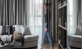 Căn hộ 96m² tối giản nhưng 'chất lừ' với ba màu trắng - xám - đen của nàng độc thân