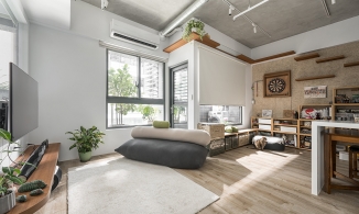 Căn hộ vừa nên thơ vừa tiện nghi của cặp vợ chồng trẻ và chú mèo nhỏ