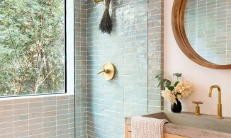 4 màu gạch tuyệt vời giúp phòng tắm nhỏ trở nên đẹp và rộng hơn