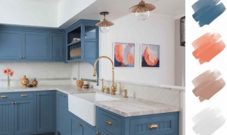 Phòng bếp tràn đầy cảm hứng với 4 cách phối hợp sắc màu tuyệt đẹp