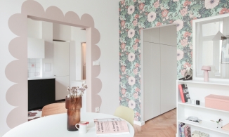 Căn hộ 44m² sống động nhờ hoa văn và màu sắc 'điệu đà' của cô gái trẻ