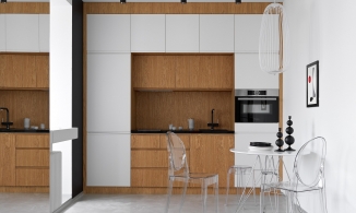 Căn hộ 40m² khéo léo sử dụng nội thất trong suốt để 'cơi nới' diện tích nhỏ